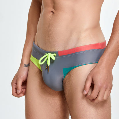 Seaside Swim Briefs for Men-Stylish and Comfortable Swimming Trunks