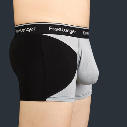 Men's U-Convex Short Underwear with Big Front Pocket