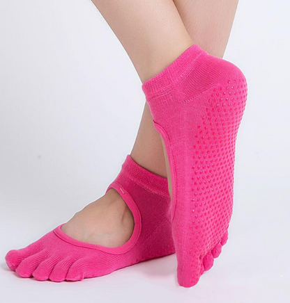 Ladies's Hole-Dispensing Sports Yoga Socks with Ultimate Support
