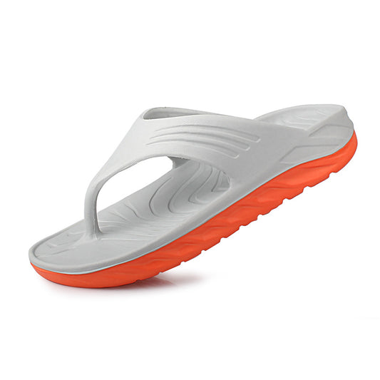 Flip-Flops รองเท้าแตะขนาดใหญ่ผู้ชายรองเท้าส้นหนาในร่ม ArchSupport Summer Flip Flops