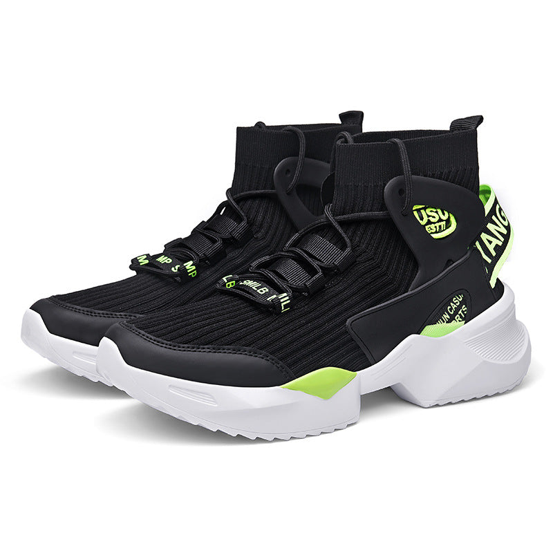 High-Top Sports Running Shoes for a Trendy and Comfortable Stride