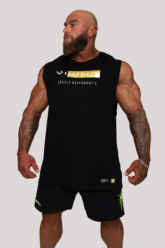 Cross Border Spring and Summer Fitness Brothers New Muscle Fitness Brothers Outdoor Running Vest Gym Sports Sleeveless Men's Shirt