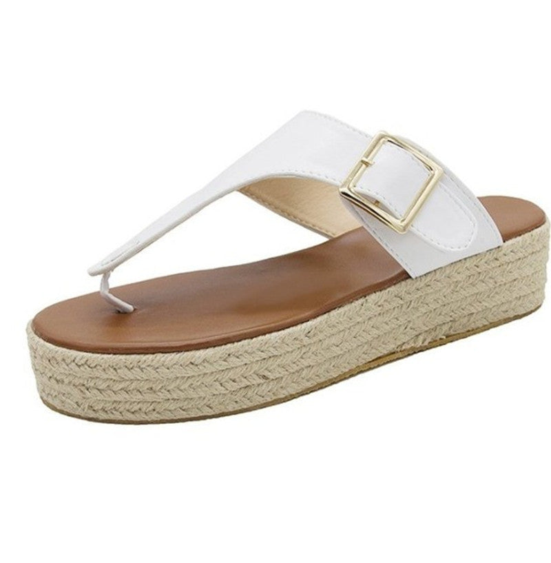 Fashionable Cork Slippers with Flip-Flops-Trendy Sandals for Fun