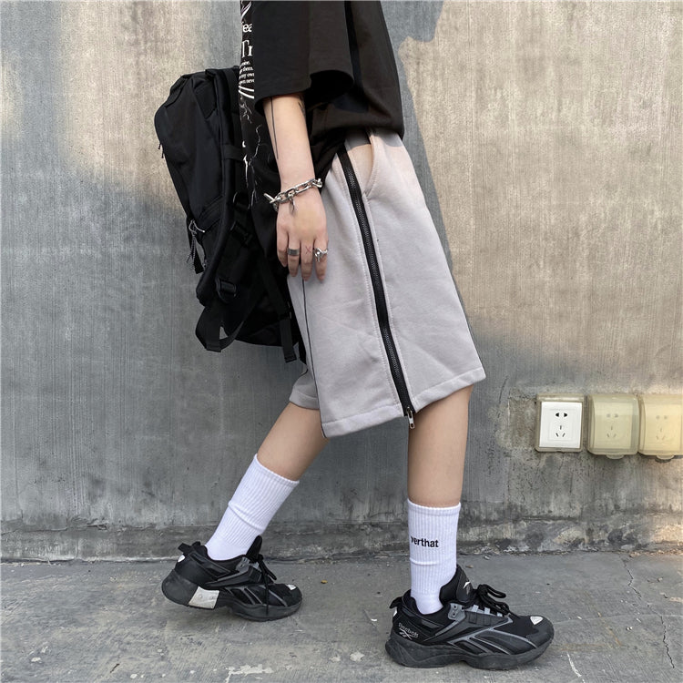 High Street Straight Wide-Leg Pants with Trendy Urban Fashion