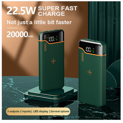 Batterie Externe 20000mAh-22.5W Super Rapide Charging