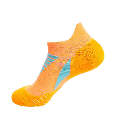 Professional กีฬาถุงเท้า Quick-drying ถุงเท้าบาสเกตบอลกลางแจ้งสั้นปากตื้นฟิตเนสถุงเท้าเรือ