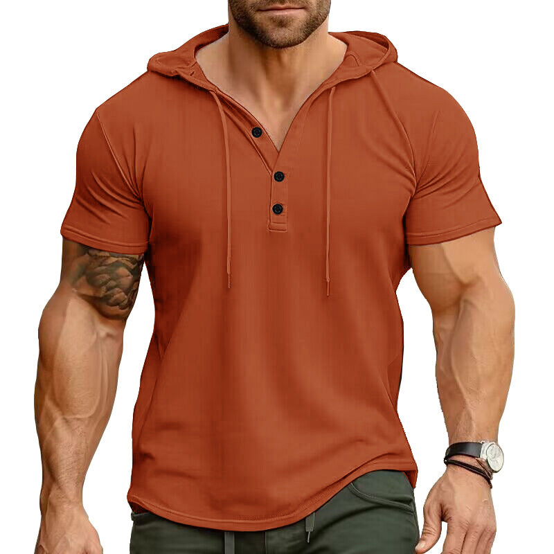 Men's Fashion Casual Exercise Workout Short Sleeve T-shirt