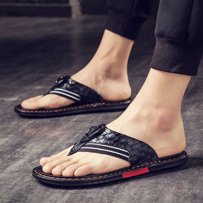 Trendy Men's Shoes with a Touch of Style in Stylish Flip-Flops