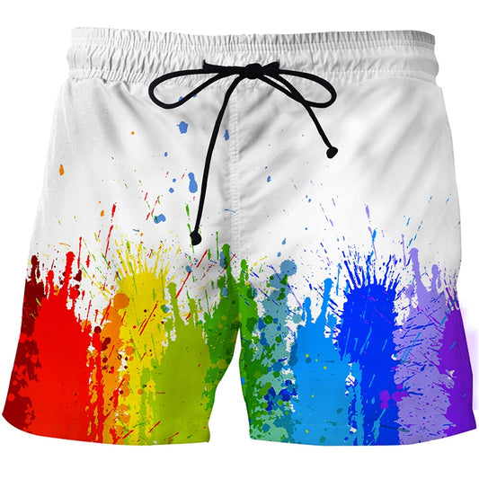 Men's Fashion Simple Print Casual Shorts for Effortless Cool